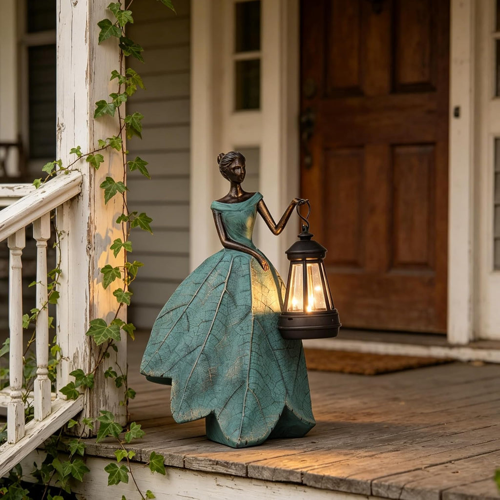 Guichifun Fairy Statues Garden Decor with Solar Lights Gifts for Women | Resin Garden Statues, Outdoor Decor, Patio