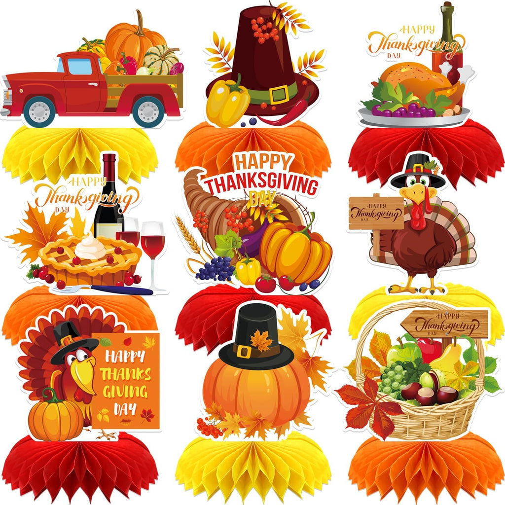 Thanksgiving Table Decorations, Fall Table Decorations for Autumn Harvest