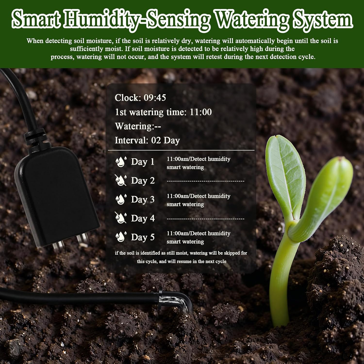 Topotdor Automatic Indoor Plant Waterer for 15 Potted Plants, Self Watering System Drip Irrigation Kit with