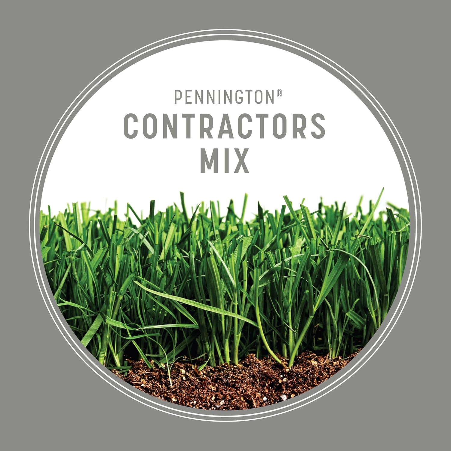 Pennington Contractors Grass Seed Mix Northern Mix 40 lb | Bulk grass seed for overseeding and lawn repair, covers up