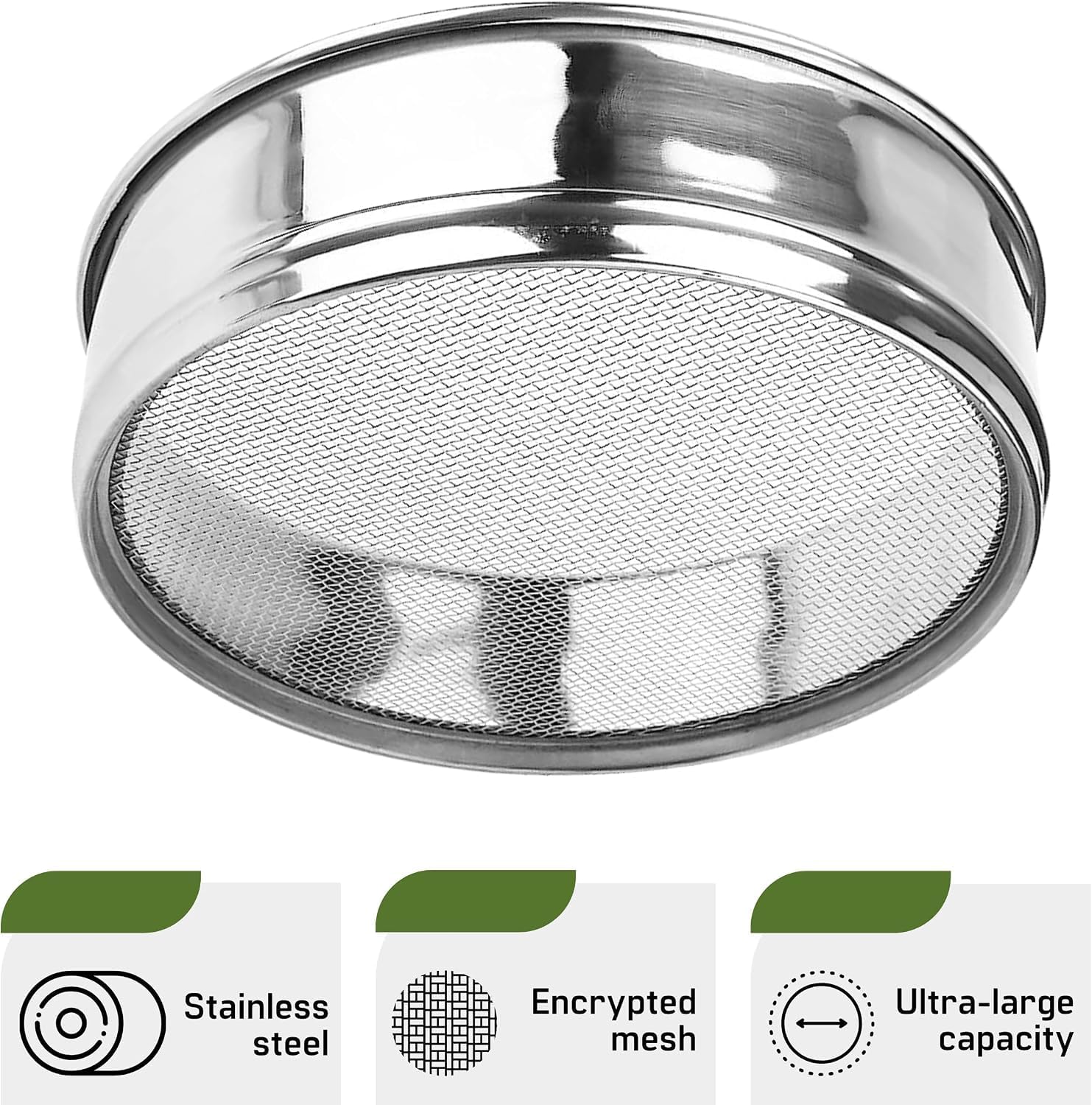 6'' Stainless Steel Sprouting Tray – Round 2-Tier Seed Gardening Planter Tray for Microgreens Broccoli Sprouts Growing