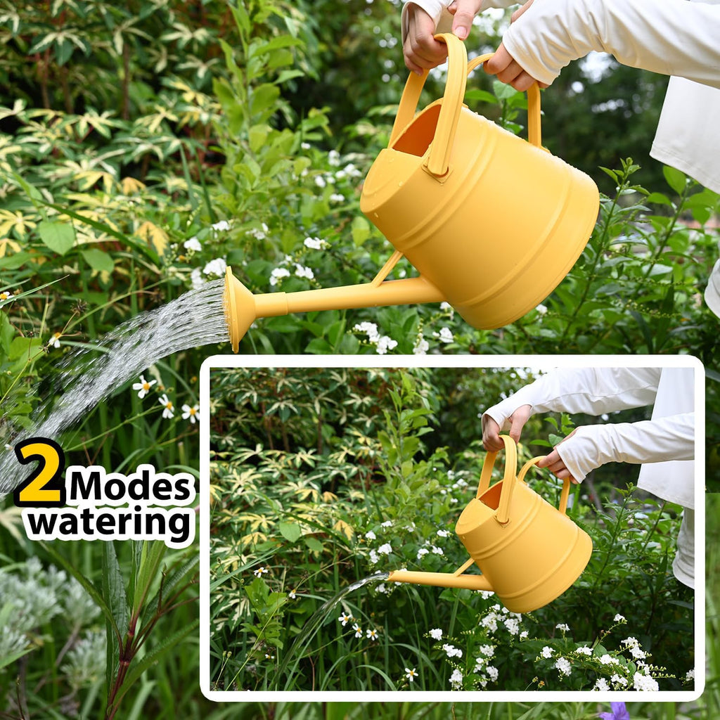 1 Gallon Watering Can for Plants | Watering Cans for Indoor&Outdoor Gardening, Water Can with Ergonomic Movable Handle