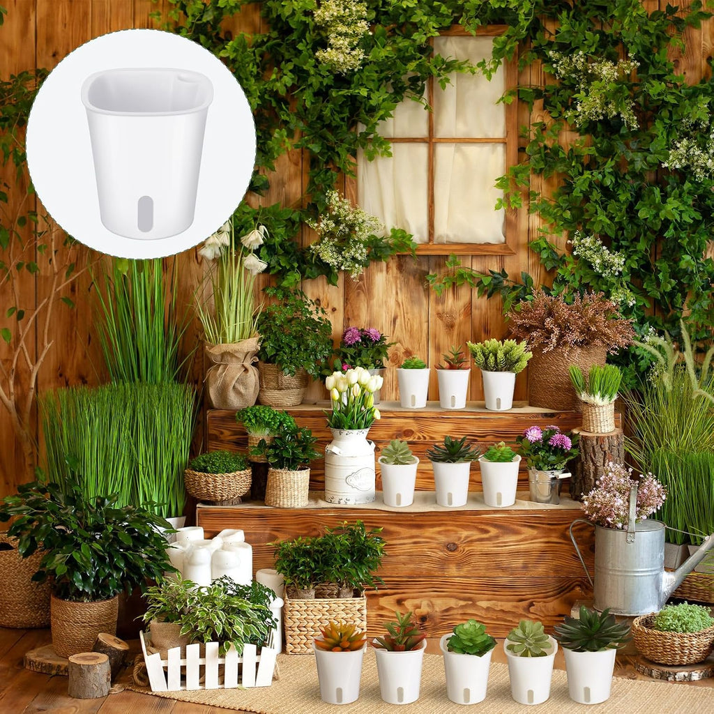 20 Pcs 3 Inch Self Watering Planters with Water Level Indicator