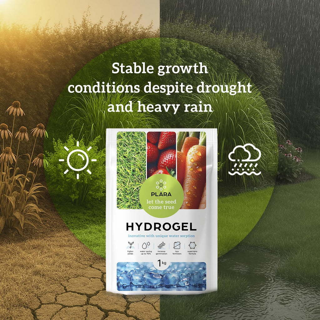Water Storing Crystals for Plants 30oz Soil Moisture Retention Gel | Slow-release Hydrogel, Retention Granules