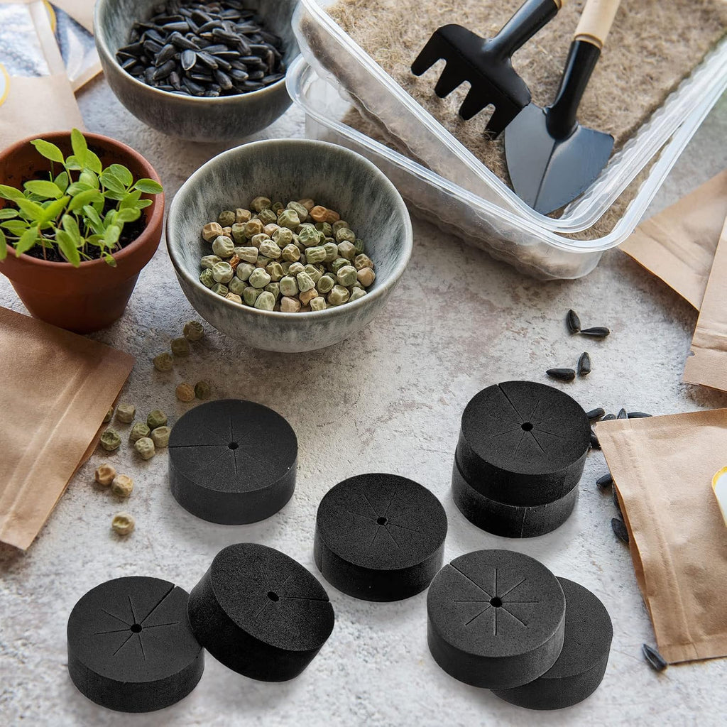 Lallisa 240 Pcs Clone Collars 2 Inch Foam Inserts for Hydroponic Cloning Machines Fits 2" Net Pots Reusable Collars for