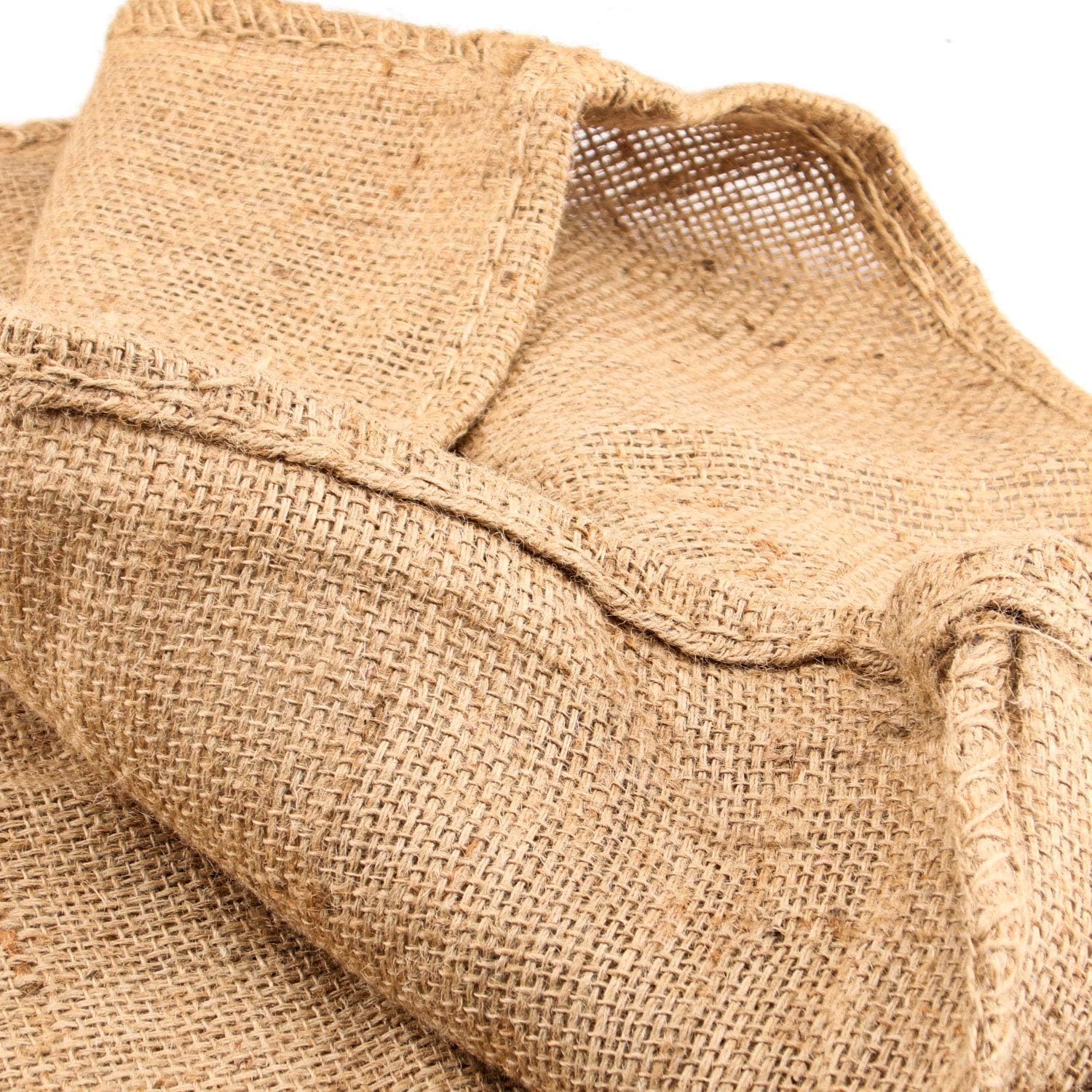 KEILEOHO 4 Pack 40 X 24 Inch Burlap Bags, Large Burlap Sacks for Gardening, Planting, Potato Sack Race Bags for