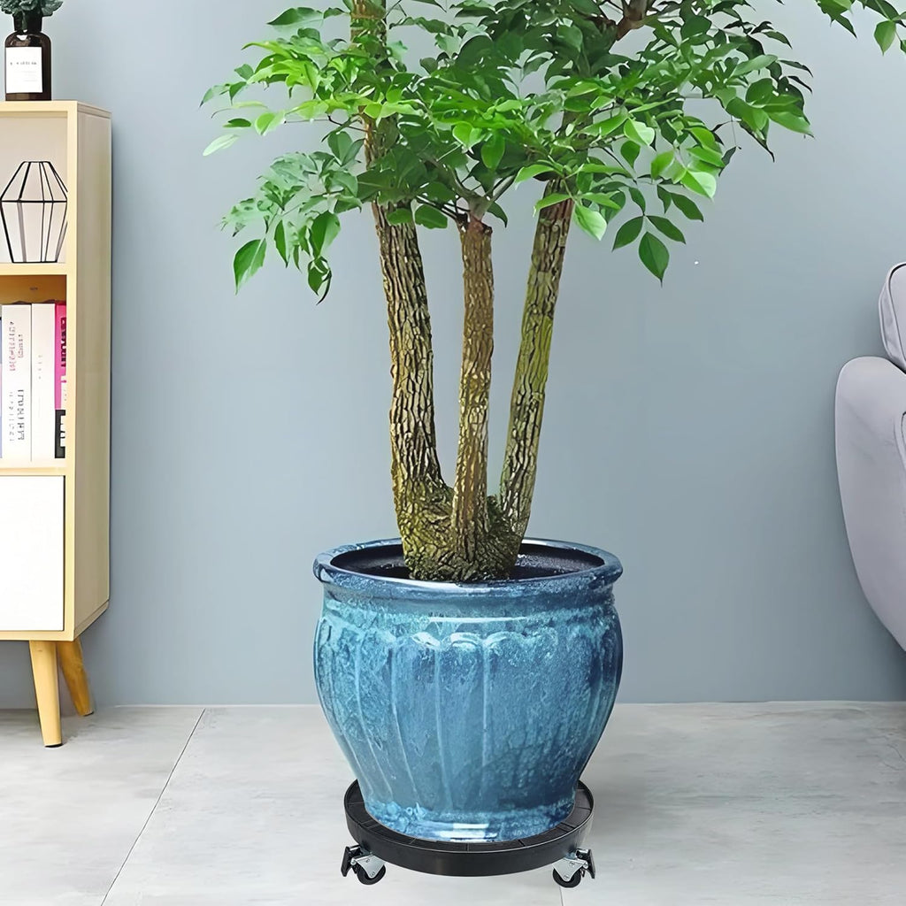20 Inch Heavy Duty Plant Caddy With 360°Lockable Wheels,600 Lbs Capacity,Outdoor Indoor Rolling Plant Stand With