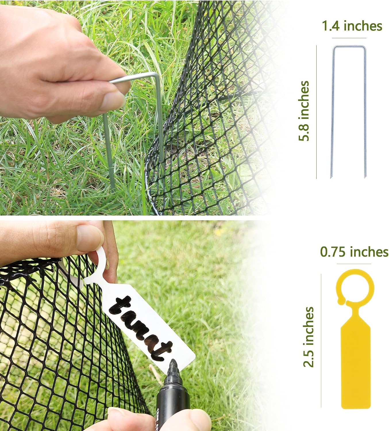 10 Pack 9.2 x 9.2 Inch Chicken Wire Cloche Plant Protectors from Animals | Plant Cages for Outdoor Plants Keep Rabbits