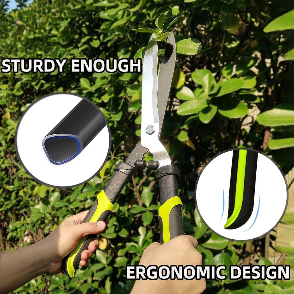 YRTSH Hedge Clippers Shears Hedge Shears for Trimming Borders, Garden Tools | Hedge Clippers Handheld, Bush Cutters