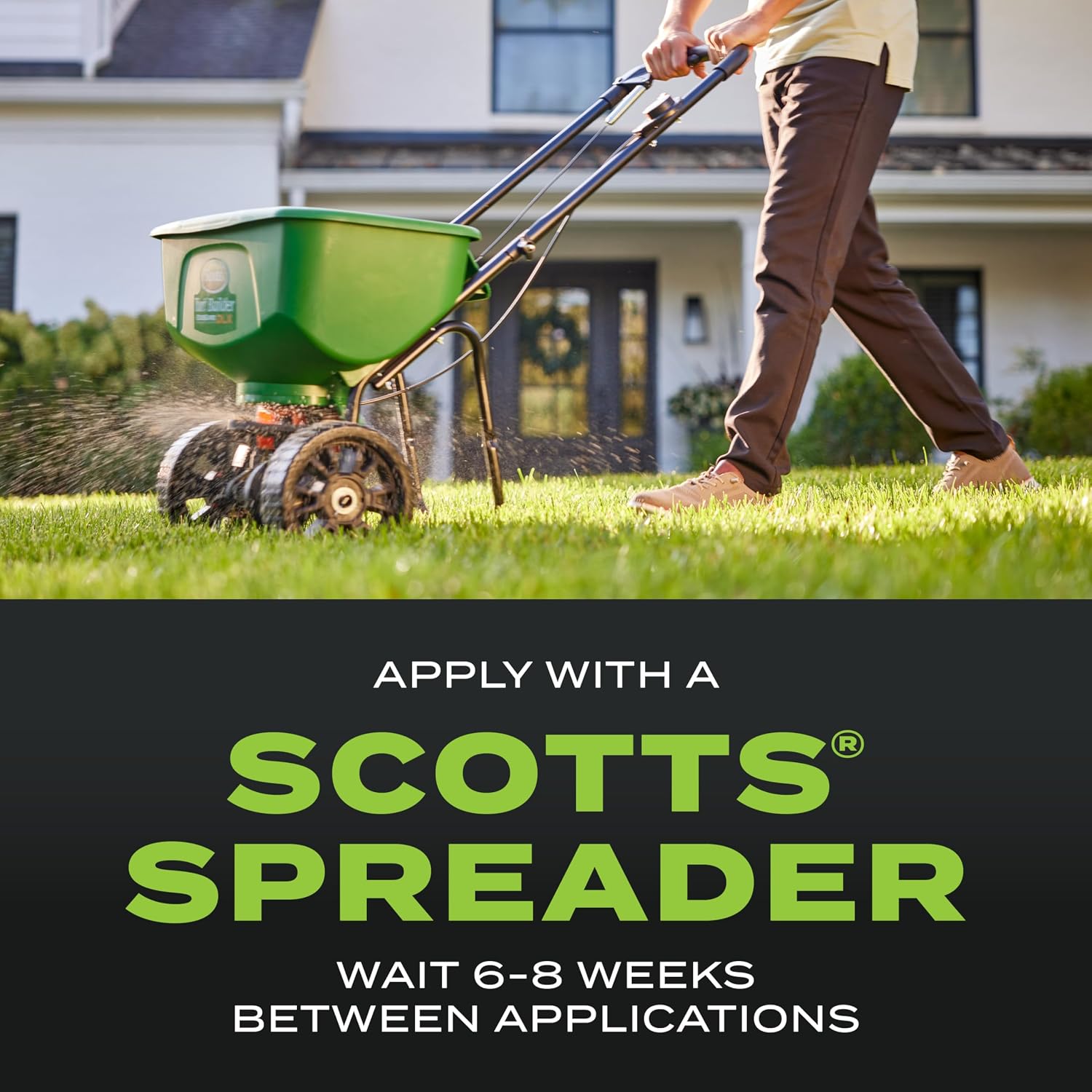 Scotts Turf Builder Triple Action for Moss Control, 20 lbs. | Moss Killer and Lawn Fertilizer, Covers Up to 4,000 sq.