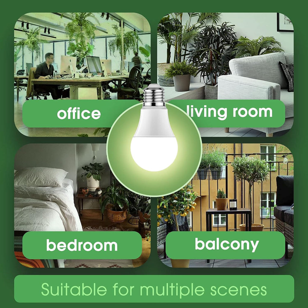 Grow Light Bulbs, LED Grow Light Bulb A19 Bulb, Full Spectrum | Grow Light Bulb, Plant Light Bulbs E26, 11W Grow Bulb