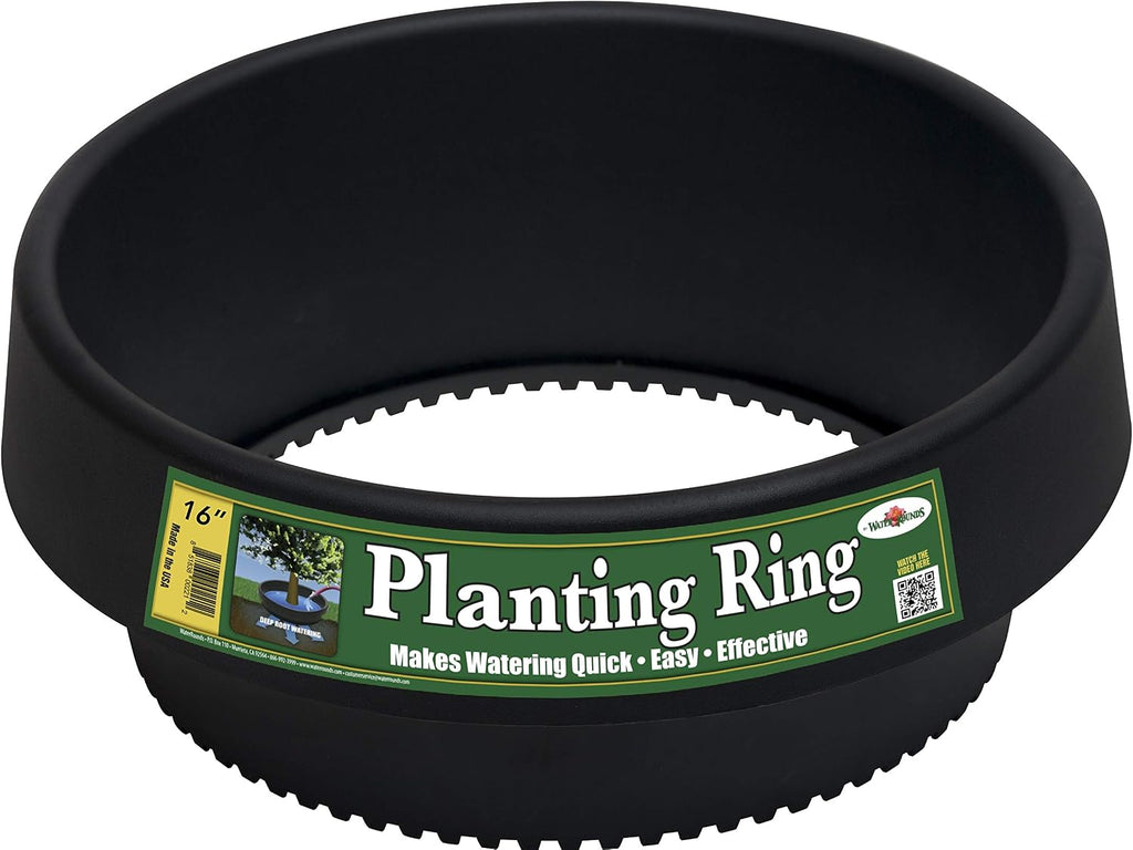 3-Pack 16-inch Planting Rings – Deep Watering Basin & Garden Edging.