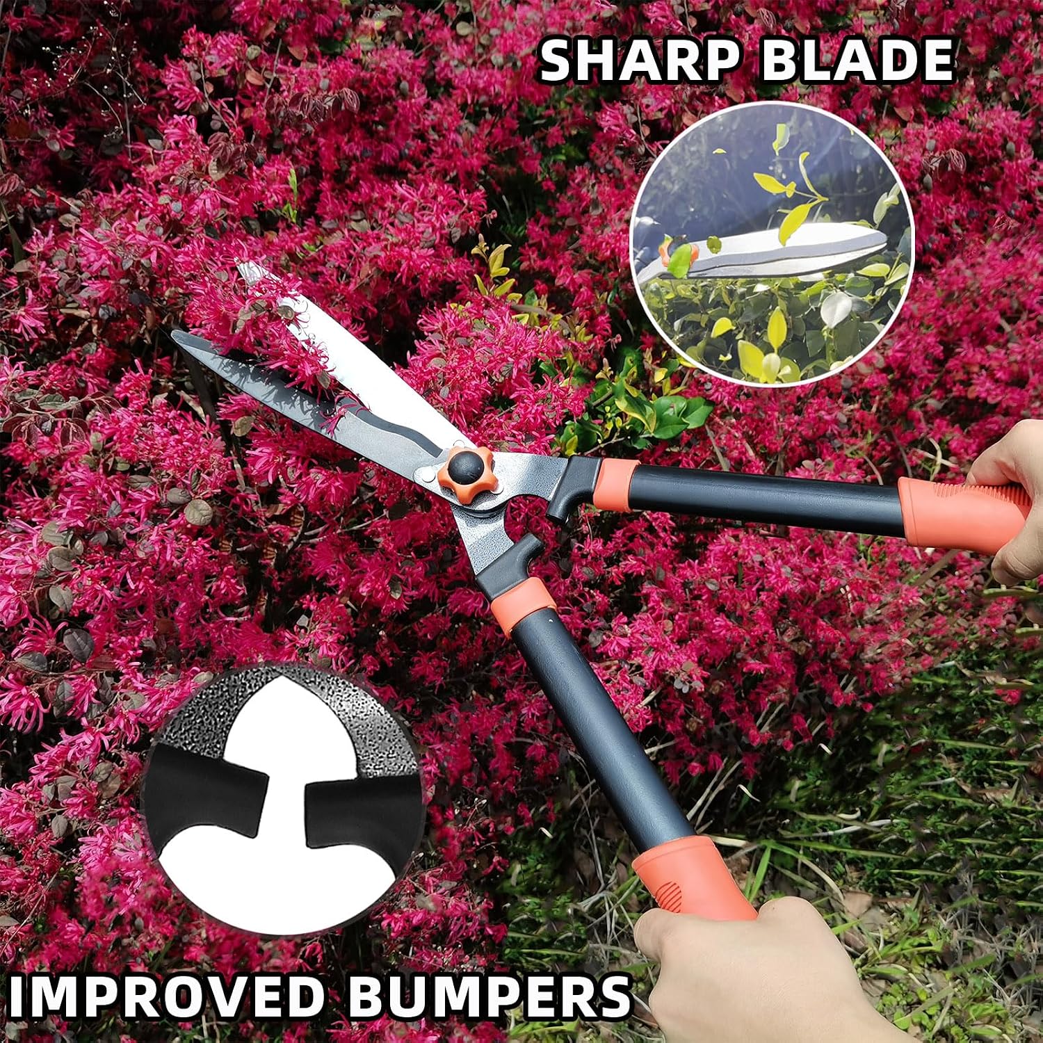 YRTSH Loppers, Hedge Shears & Pruners Combo Set, 3-Piece Hedge Clippers | Heavy Duty Tree & Shrub Care Kit for Yard