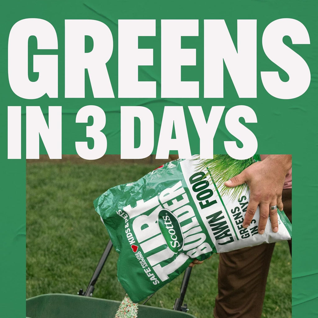 Scotts Turf Builder Lawn Food, 15.8 lbs. | 38-0-4 Granular Fertilizer for All Grass Types, Covers up to 5,000 sq. ft.