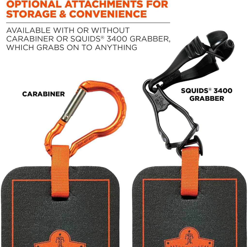 Ergodyne - 18565 ProFlex 365 Mini Kneeling Pad with Carabiner, 4" x 6" x 1", Black