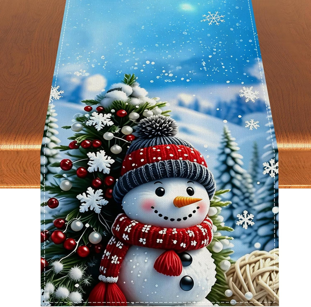 Moucuny 4 Pcs Christmas Table Decor Wooden Gingerbread Cocoa Block Signs