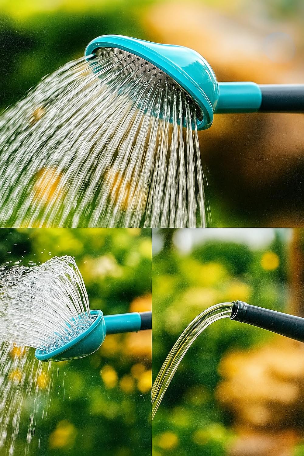 2 Gallon Watering Can, Garden Watering Can Outdoor, Large Plant Watering Can with Long Spout, Non-Slip Handle