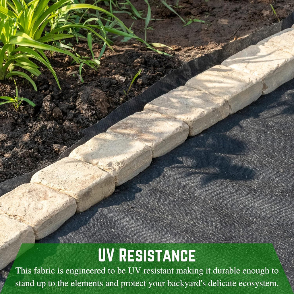 Farm Plastic Supply - 3oz Highly Permeable Landscape Fabric (4' x 300') - Non-Woven Landscaping Fabric, Spunbond