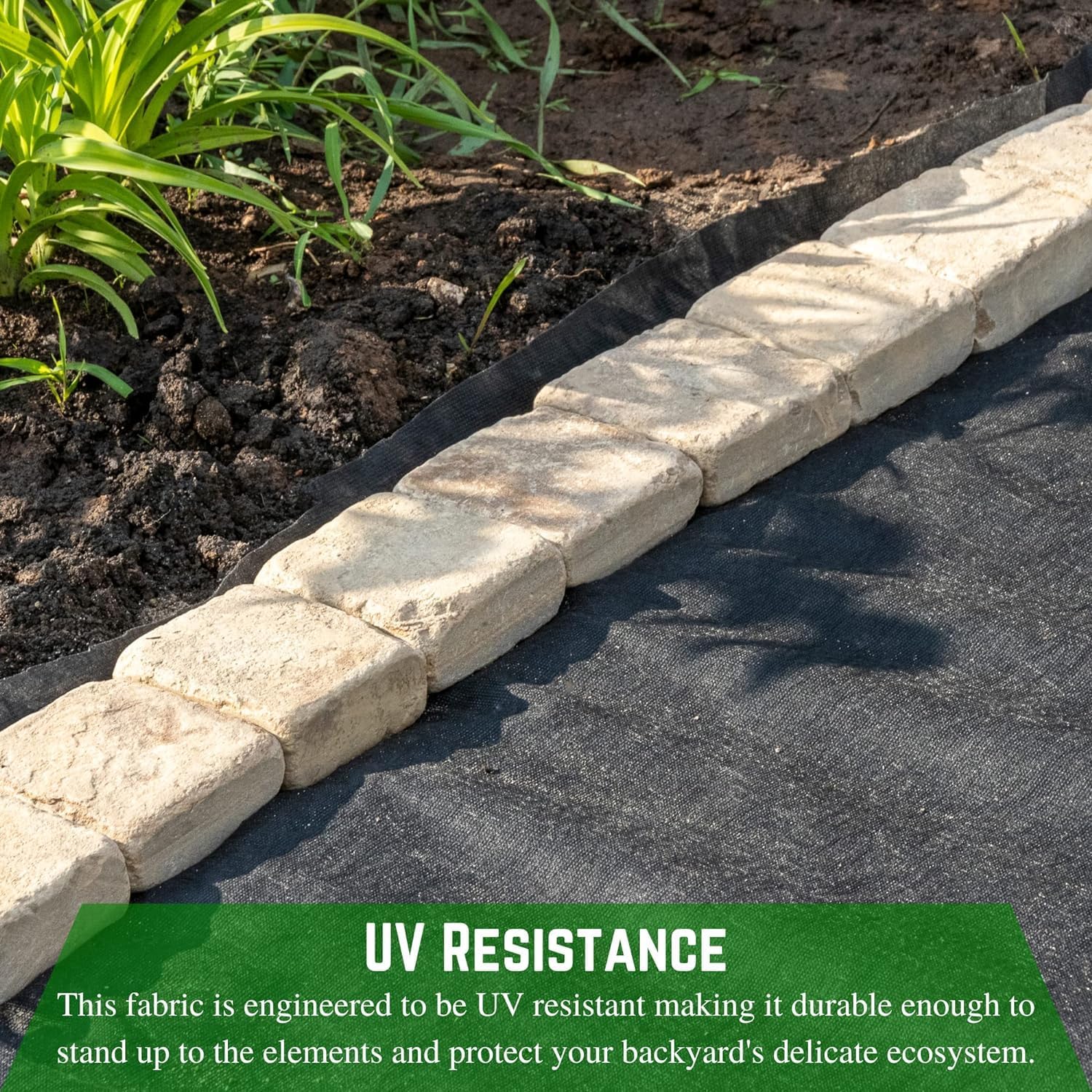 Farm Plastic Supply - 3oz Highly Permeable Landscape Fabric (4' x 300') - Non-Woven Landscaping Fabric, Spunbond
