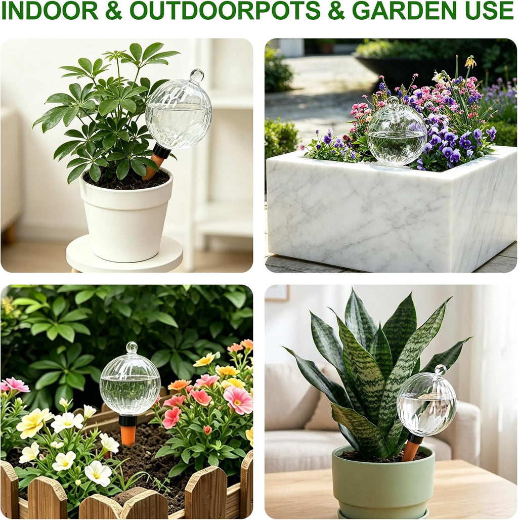 26oz Extra Large Plant Watering Globes, Self Watering Bulbs and Water Globes for Indoor Outdoor Potted Plants, Vacation