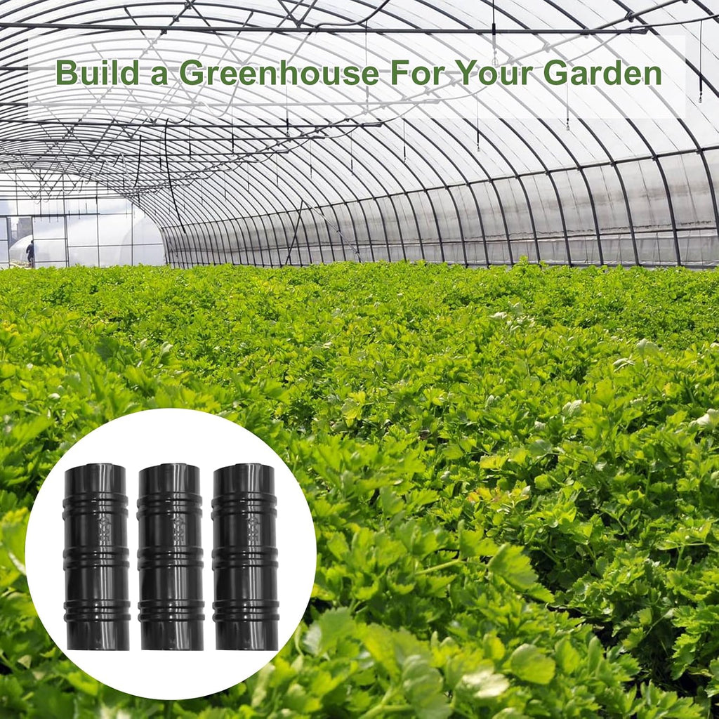 60PCS Greenhouse Clips, 1 Inch Greenhouse Clamps, Gardening and Farming Tube Clips, ABS Plastic Clamps for PVC Pipe