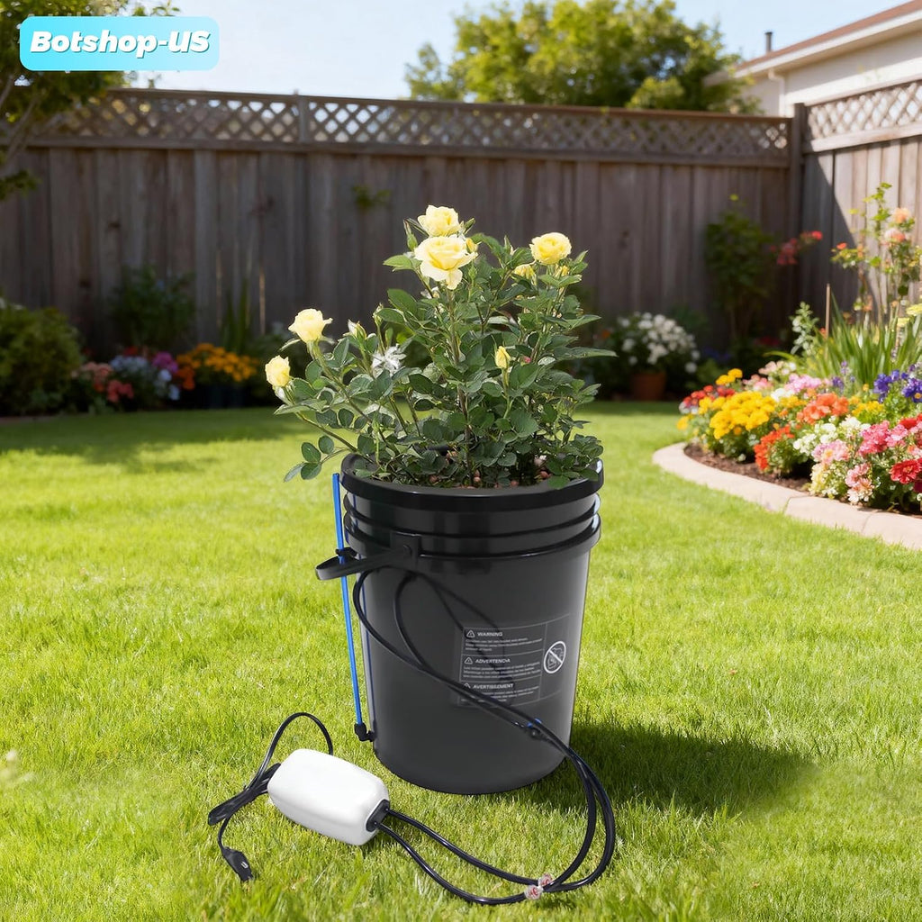 Hydroponics Growing System Kit 5-Gallon Deep Water Culture Recirculating Drip Grow System Indoor Garden Grow System