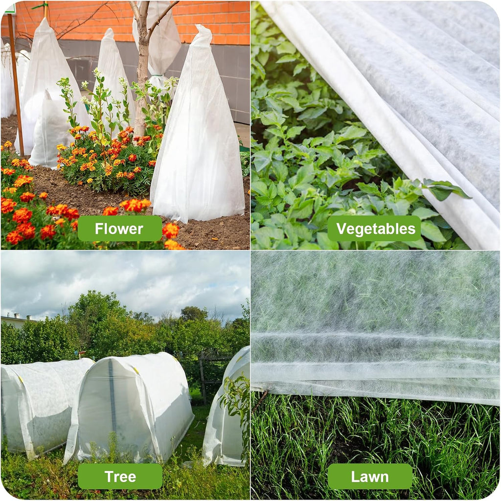 Covers Freeze Protection, Cookmaster 10x50FT Frost Cloth Plant Freeze Protection, Garden Floating Row Covers for Raised