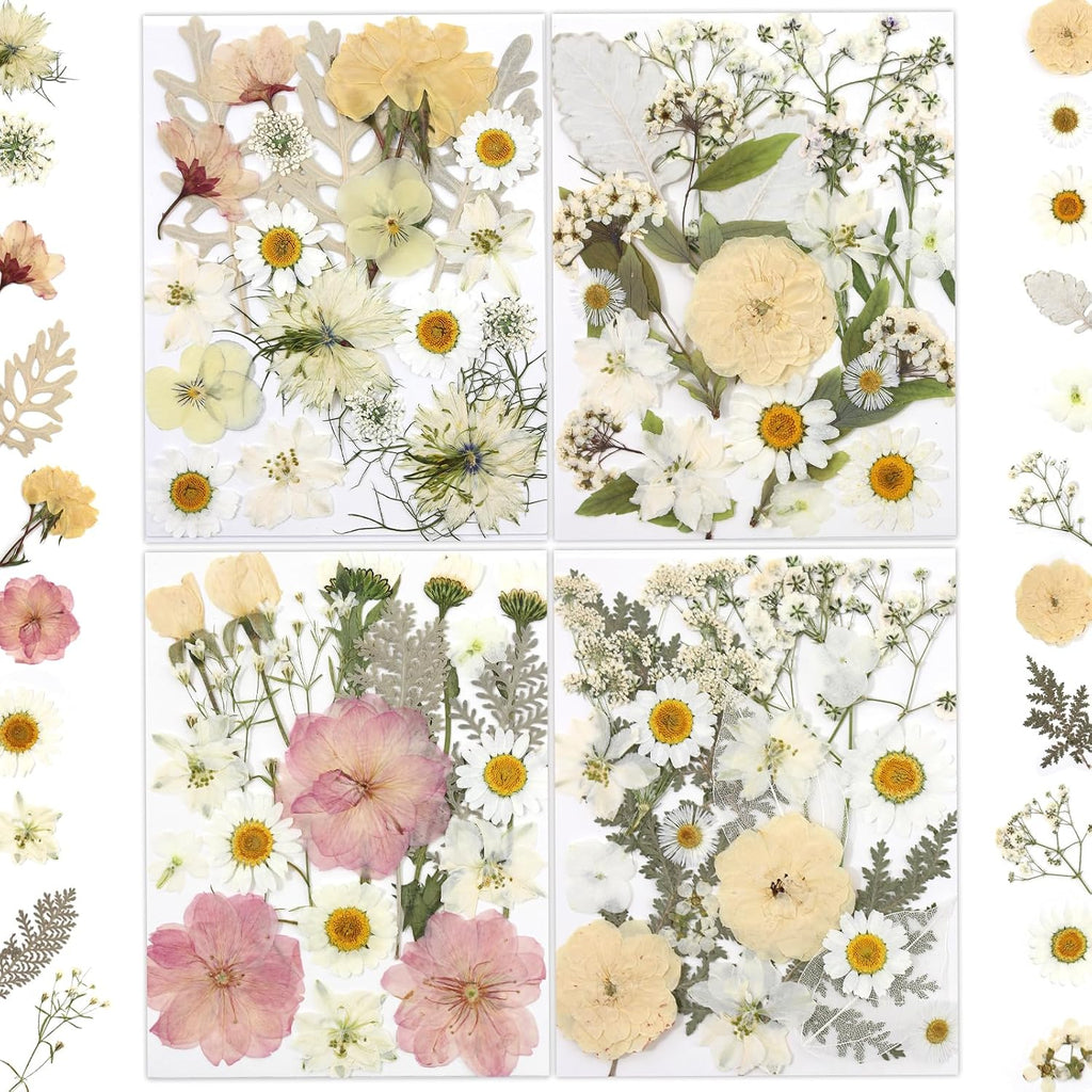 8 Kinds Natural Fall Dried Pampas Grass Flowers Bouquet, Autumn Floral