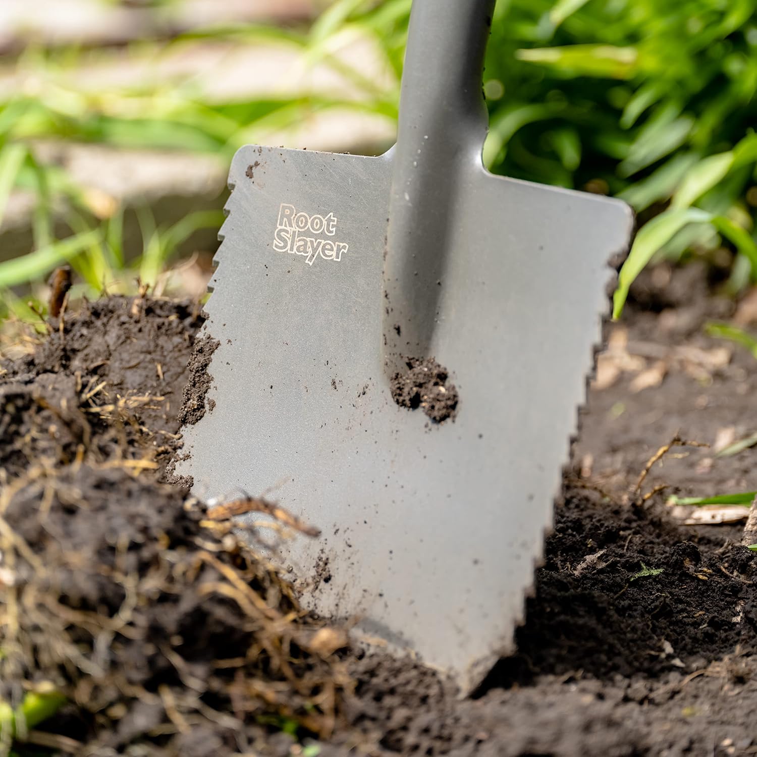 Root Slayer 23011 XL Caprock Garden Spade/Digger, Red