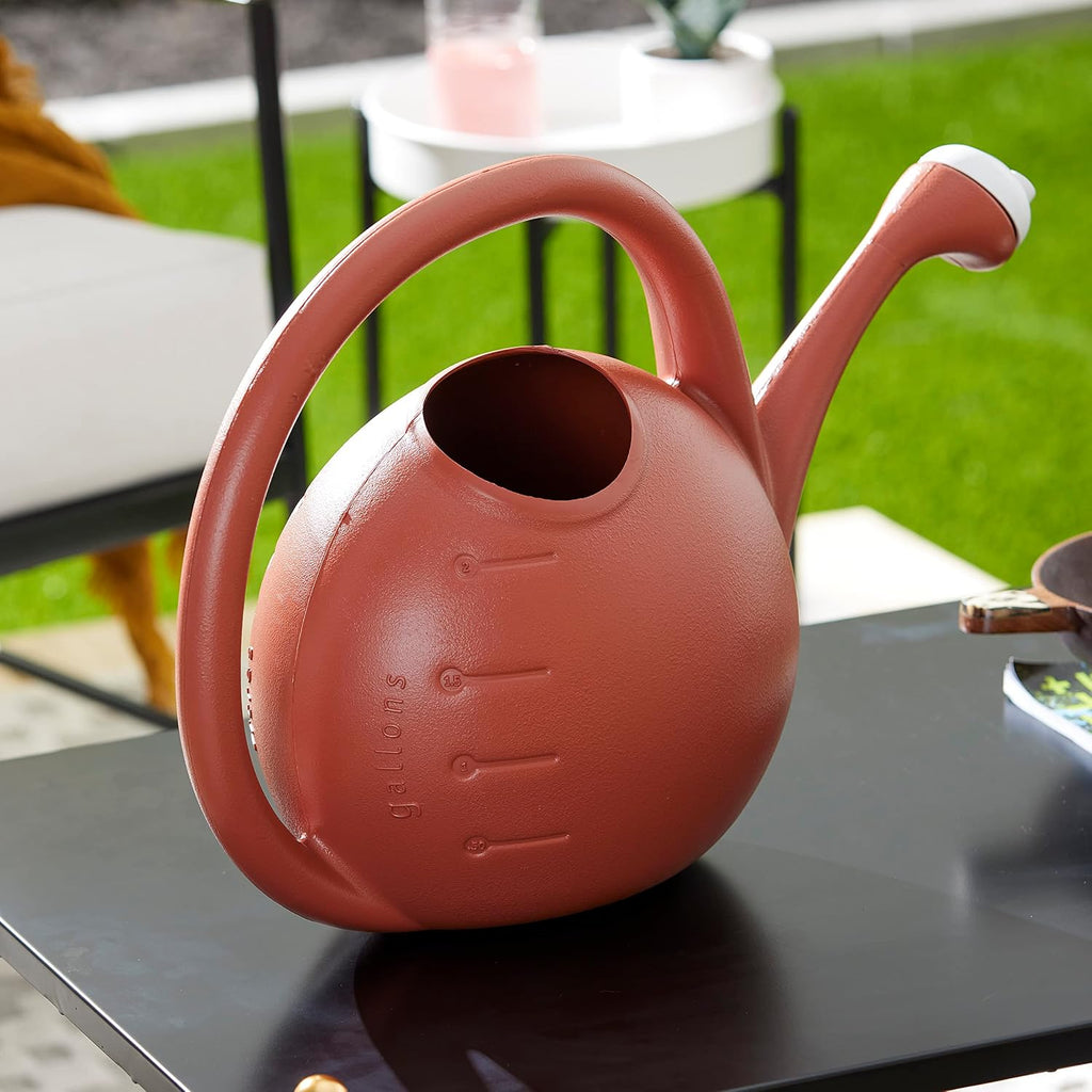 2 Gallon Plant Watering Can - Large Plastic Garden Water Pot with Dual Spray Options for Indoor Outdoor Plants Flower
