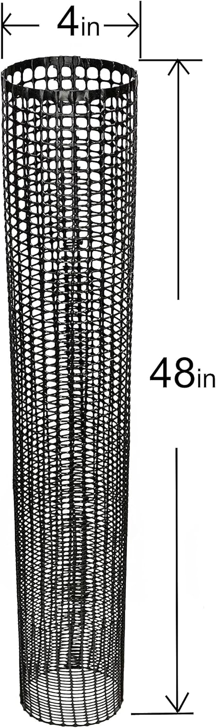 Mesh Tree Bark Protector Guard 48 Inches Tall (5 Pack) Heavy Duty with Zip-Ties, Tree Trunk Protectors from Trimmers