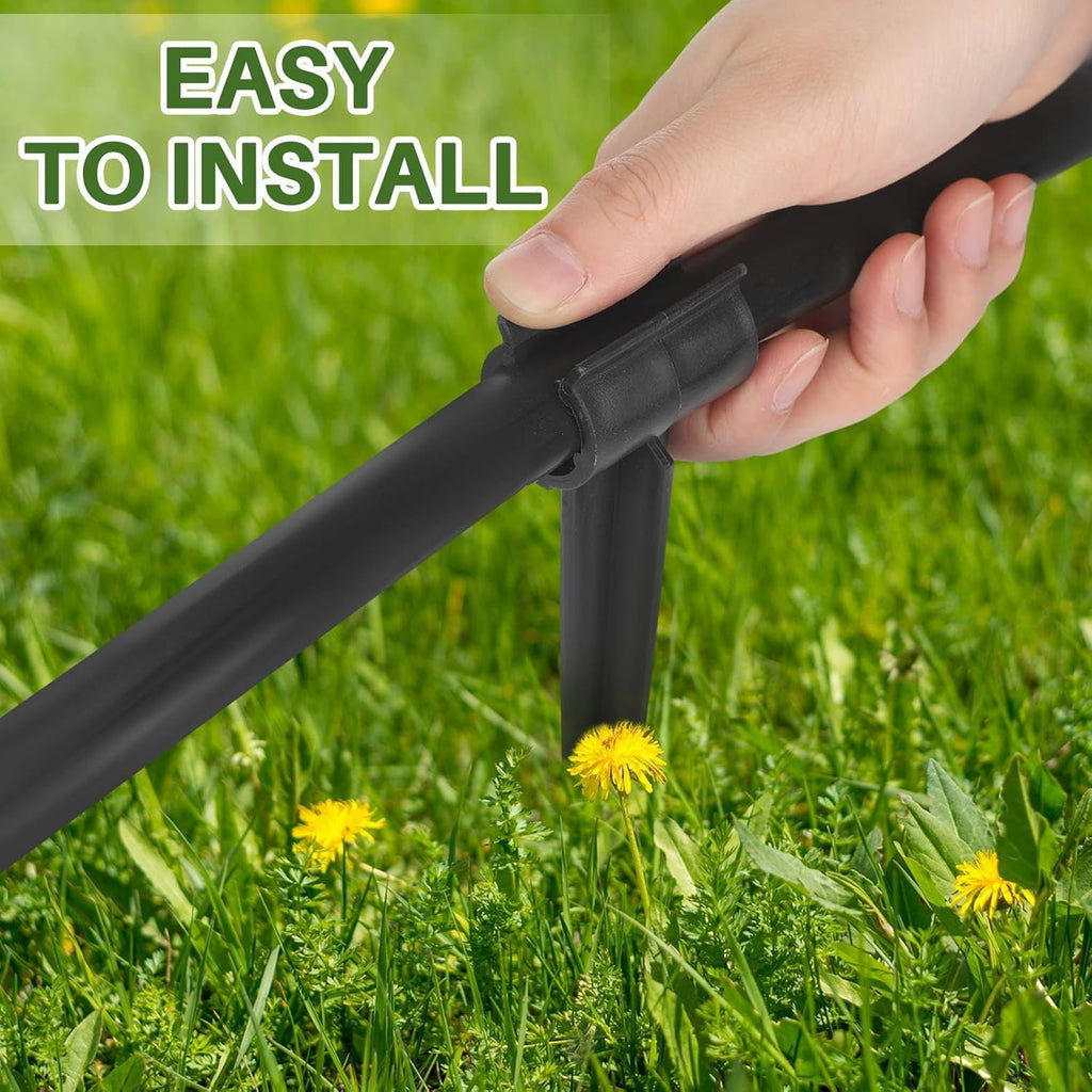 50 Pcs Irrigation Drip Support Stakes 1/2 Inch Tubing Hose Holder, Pipe Universal Drip Lines Tubing Hose for Gardening