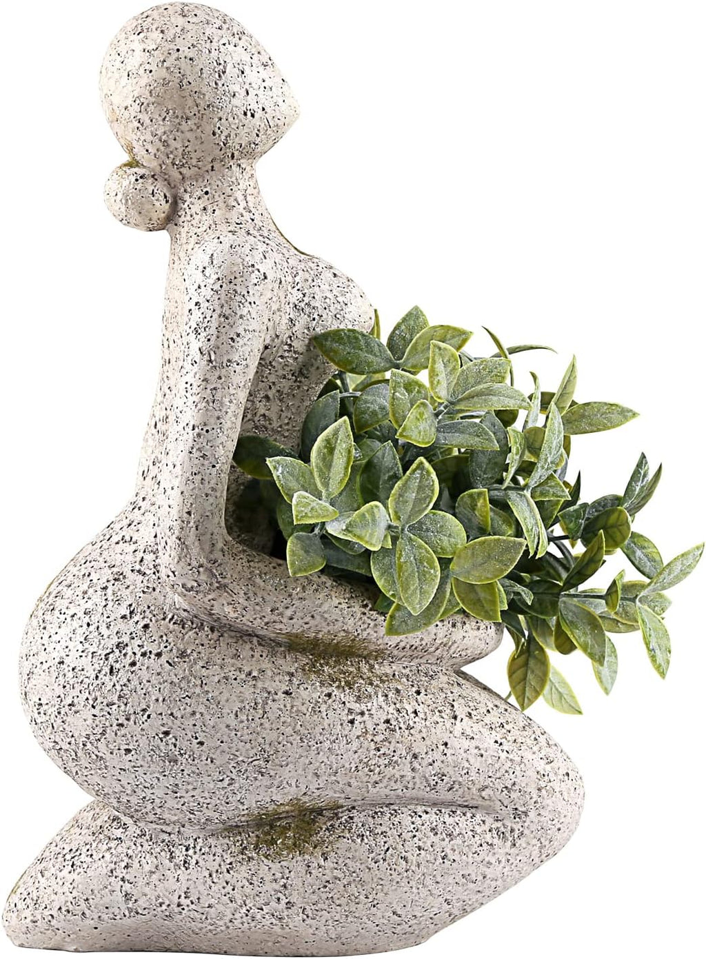Face Planter Pot Head Planter for Outdoor Indoor Unique Garden Decor | Resin Unique Succulent Planters Flower Vase with