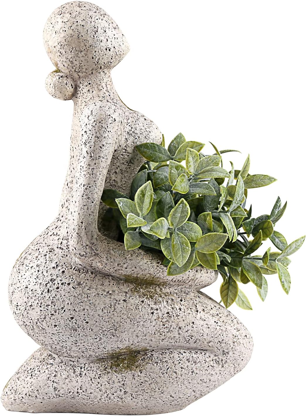 Face Planter Pot Head Planter for Outdoor Indoor Unique Garden Decor | Resin Unique Succulent Planters Flower Vase with