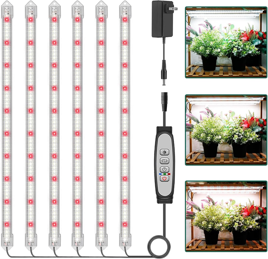 Grow Light Strips for Indoor Plants, 16" Full Spectrum Plant Light