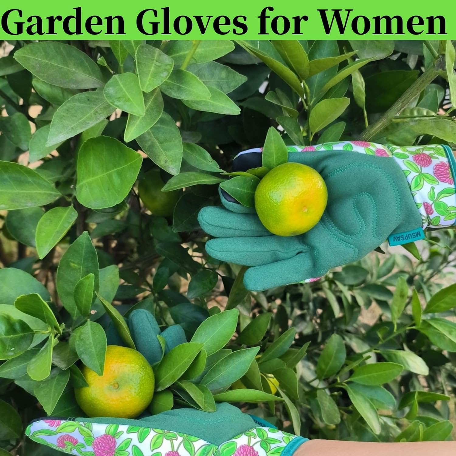 Cute Pattern Gardening Gloves,Thornproof Garden Glove,Gardener Gift | Gardening Gifts for Women,Touchscreen,Tender