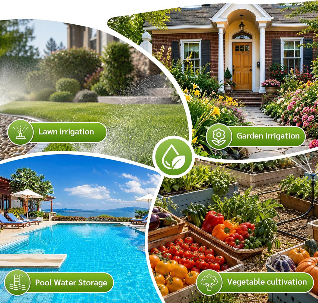 Sprinkler Timer for Garden Hose, Water Timer with Rain Delay, IP55 Weatherproof, Fits Standard 3/4" NH Hose Faucet