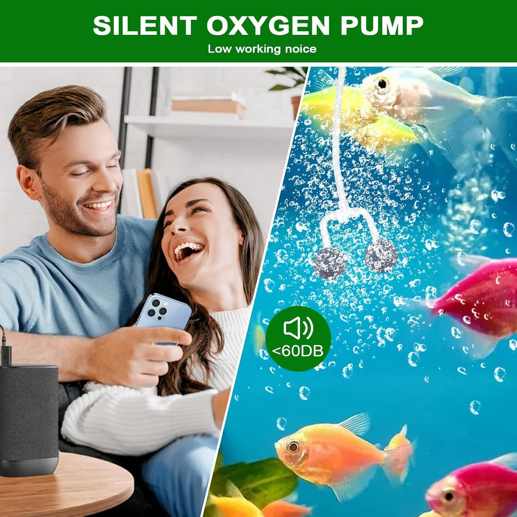 Solar Pond Aerator with Air Pump, 3 Modes(18H/36H/72H) Solar Aerator for Ponds Outdoor, 4W & 2200 mAh Solar Powered Air