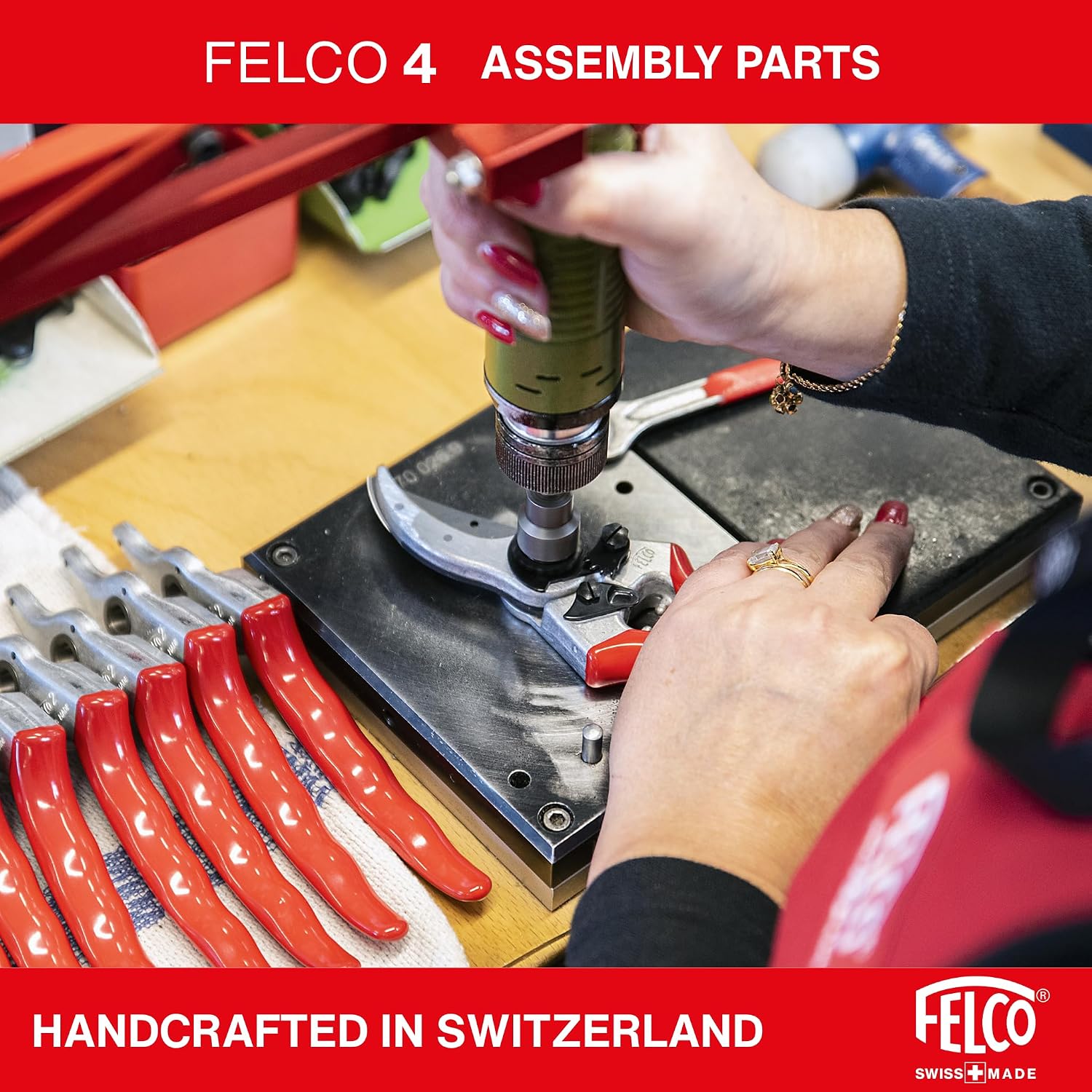 Felco F4 Pruning Shears – 9.25" Swiss-Made Garden Clippers for Pruning | Hand Pruners for Gardening | Garden Tool