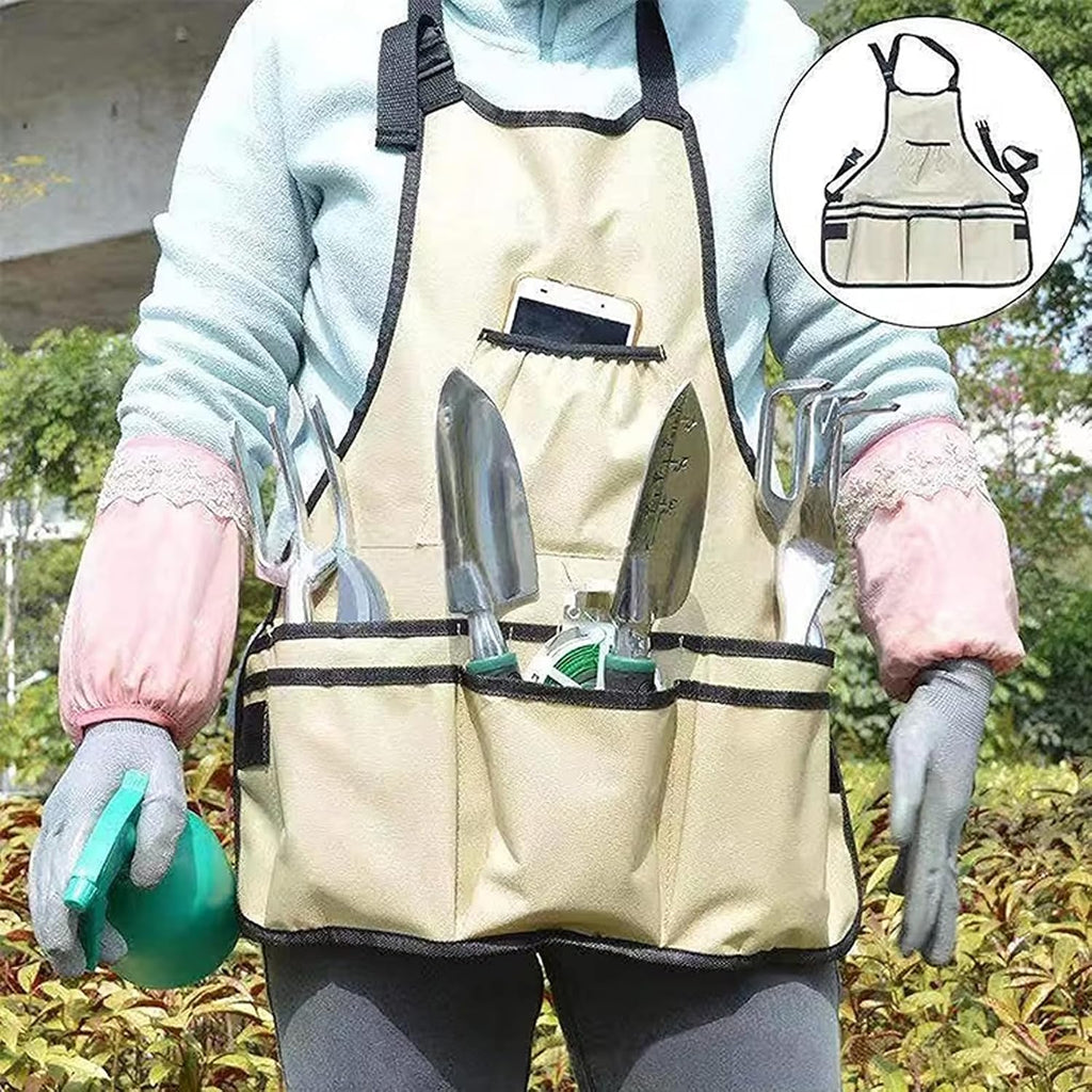 Garden Tool Set, 11 Pcs Gardening Hand Tools Heavy Duty Stainless Steel Garden Supplies with Repotting Mat for Planting