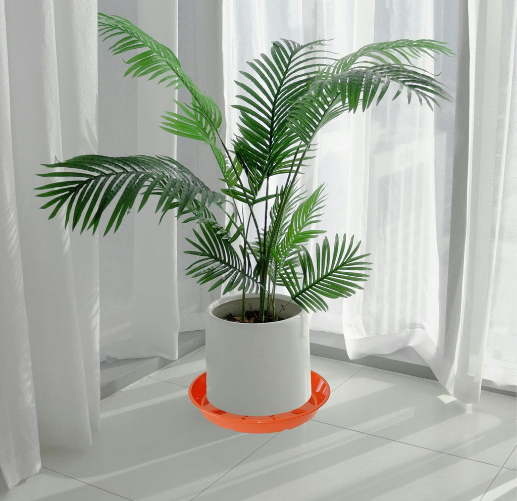 4 Pack of 14 inch Plant Saucer Plant Tray, Plastic Plant Saucer, Plant Tray for Pots, Plant Saucers for Indoors