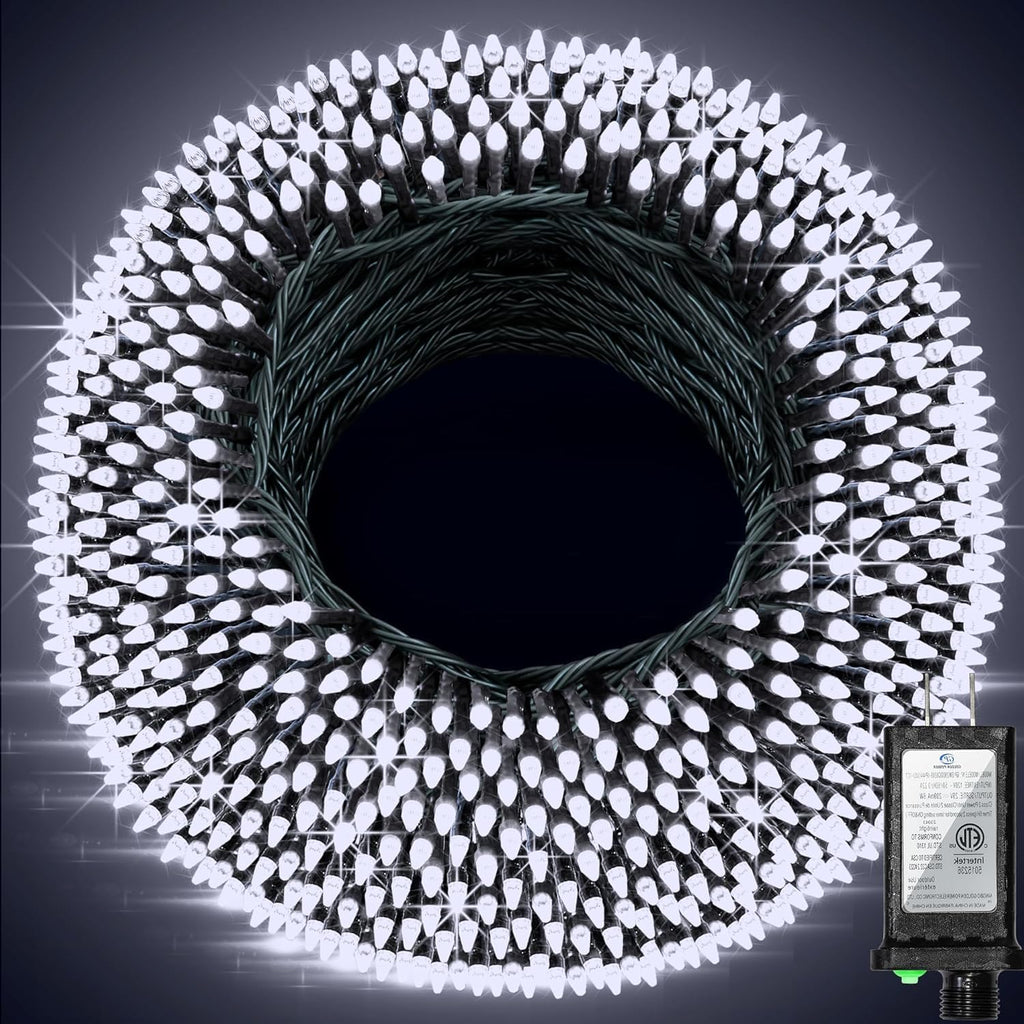 750 LED 240FT Christmas String Lights Outdoor, 12 Pro Modes with Timer