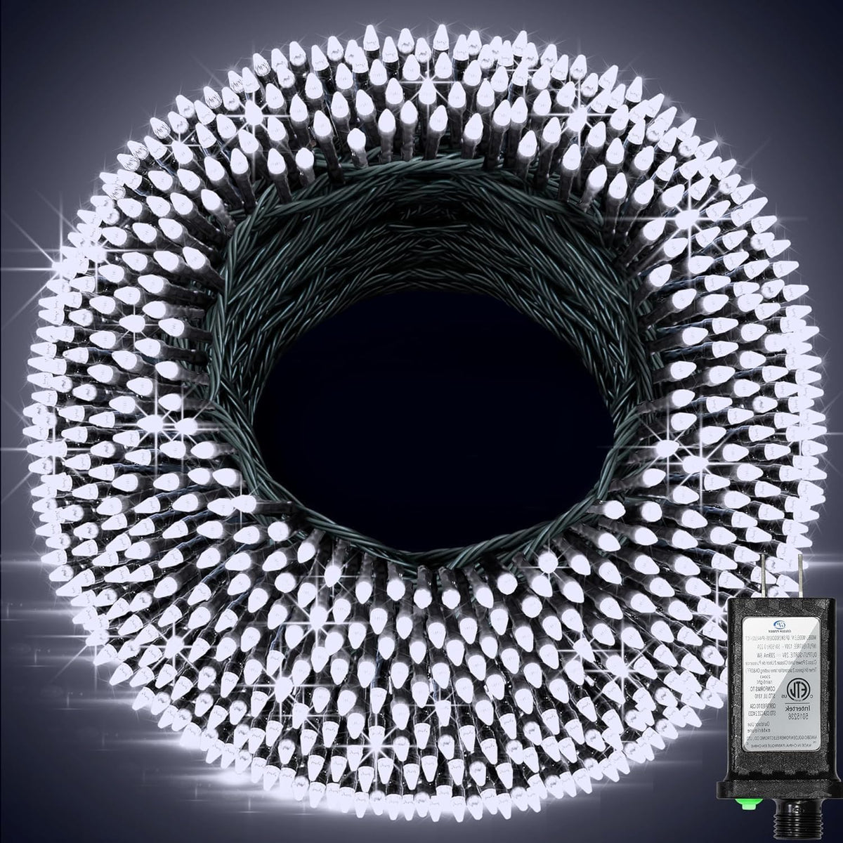 1500 LED 470FT Christmas String Lights, 12 Modes, Timer, Memory & Dimming