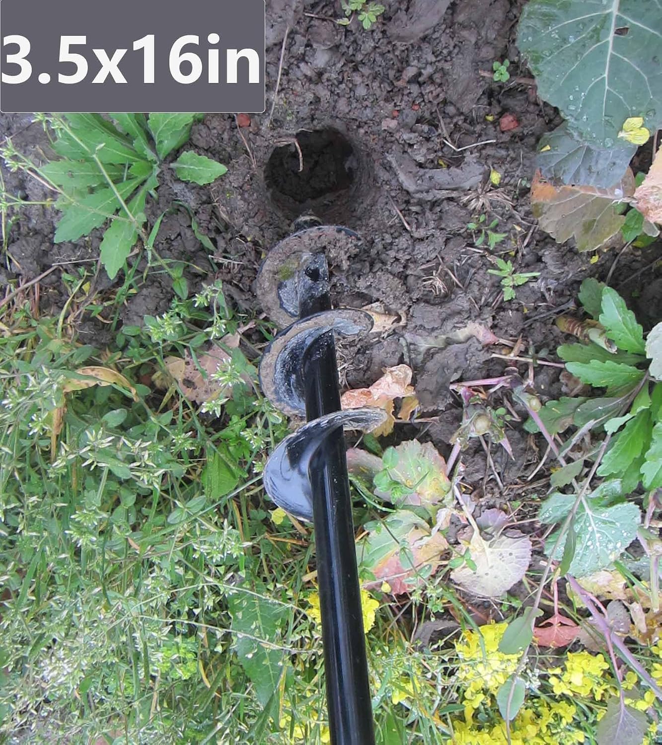 5 Set Auger Drill Bit for Planting,Heavy Duty Garden Auger Spiral Drill Bit Bulb Planter Tool for Planting Bedding