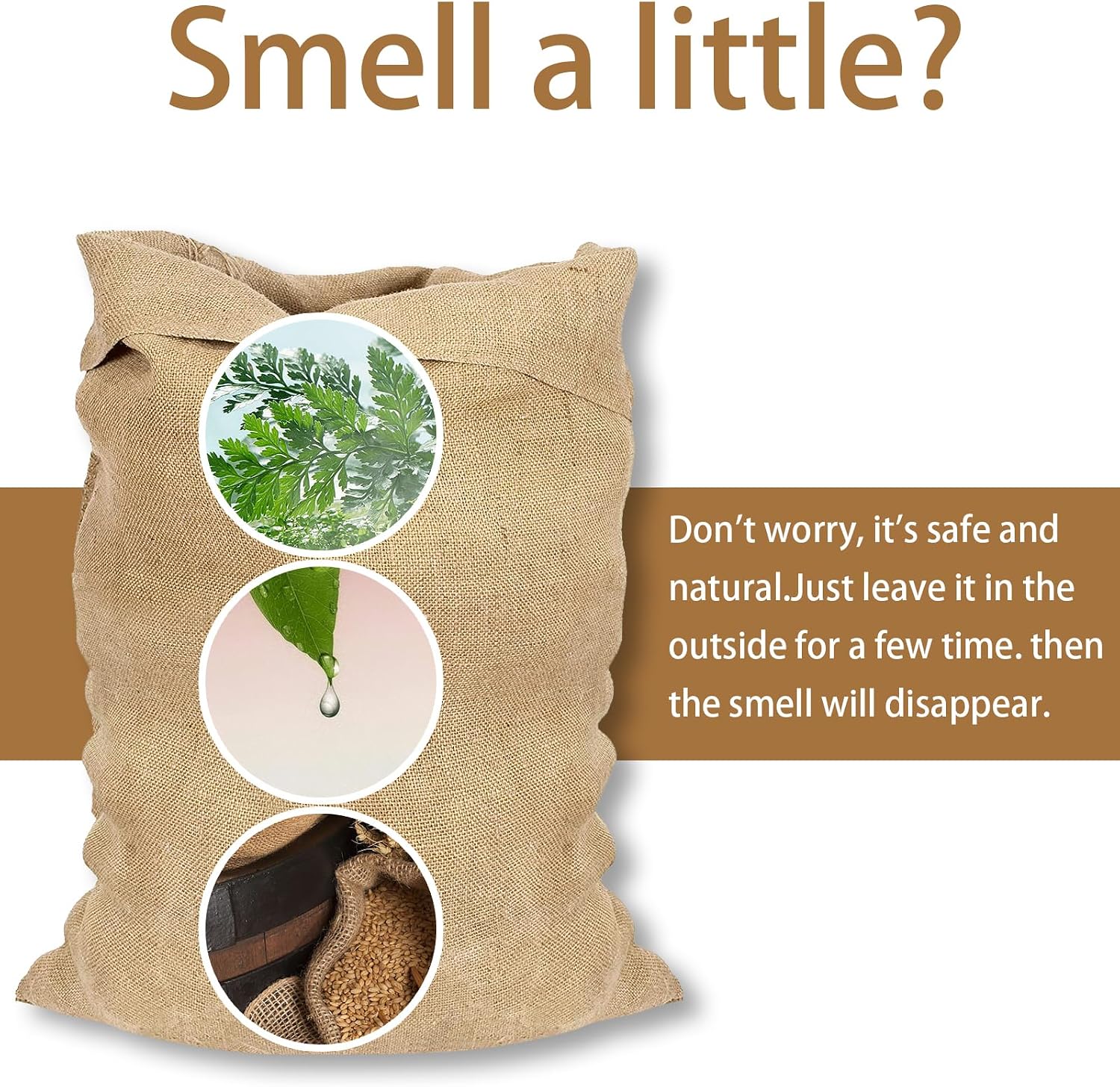 5PCS Large Burlap Bags 20x30 for Gardening Planting Food Storage