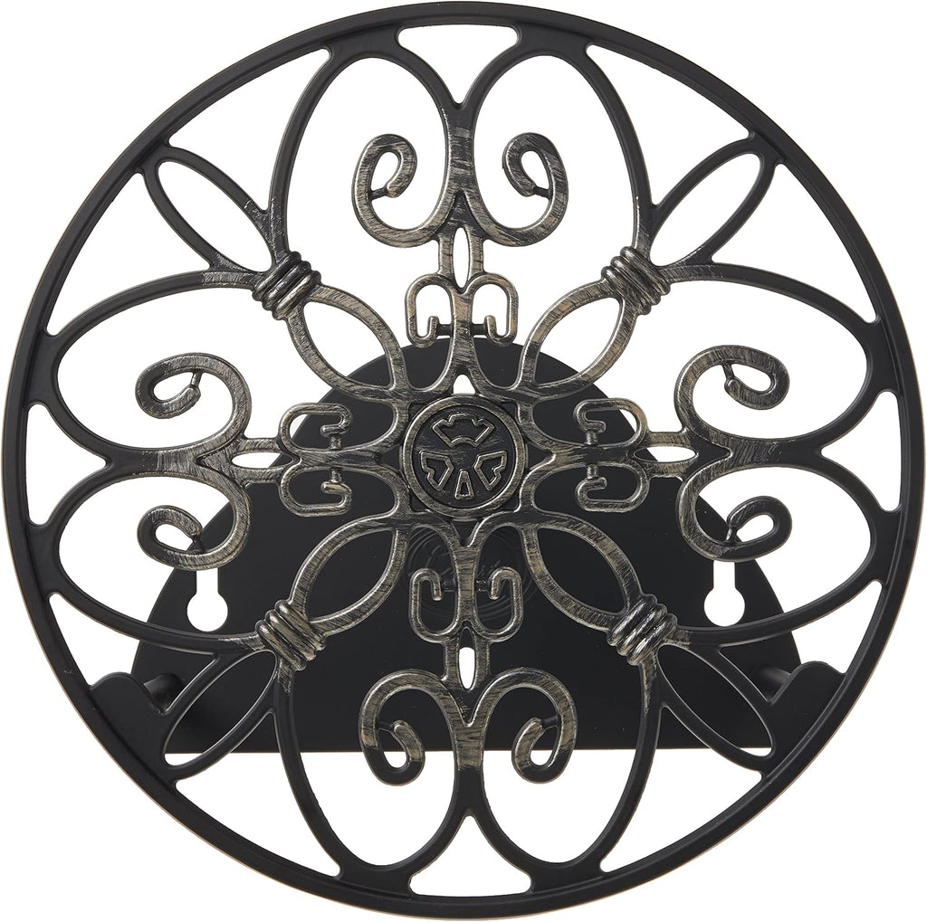 Liberty Garden Products 670 Wall Mounted Decorative Hose Butler, Holds 125-Feet of, Black (Pack of 2)