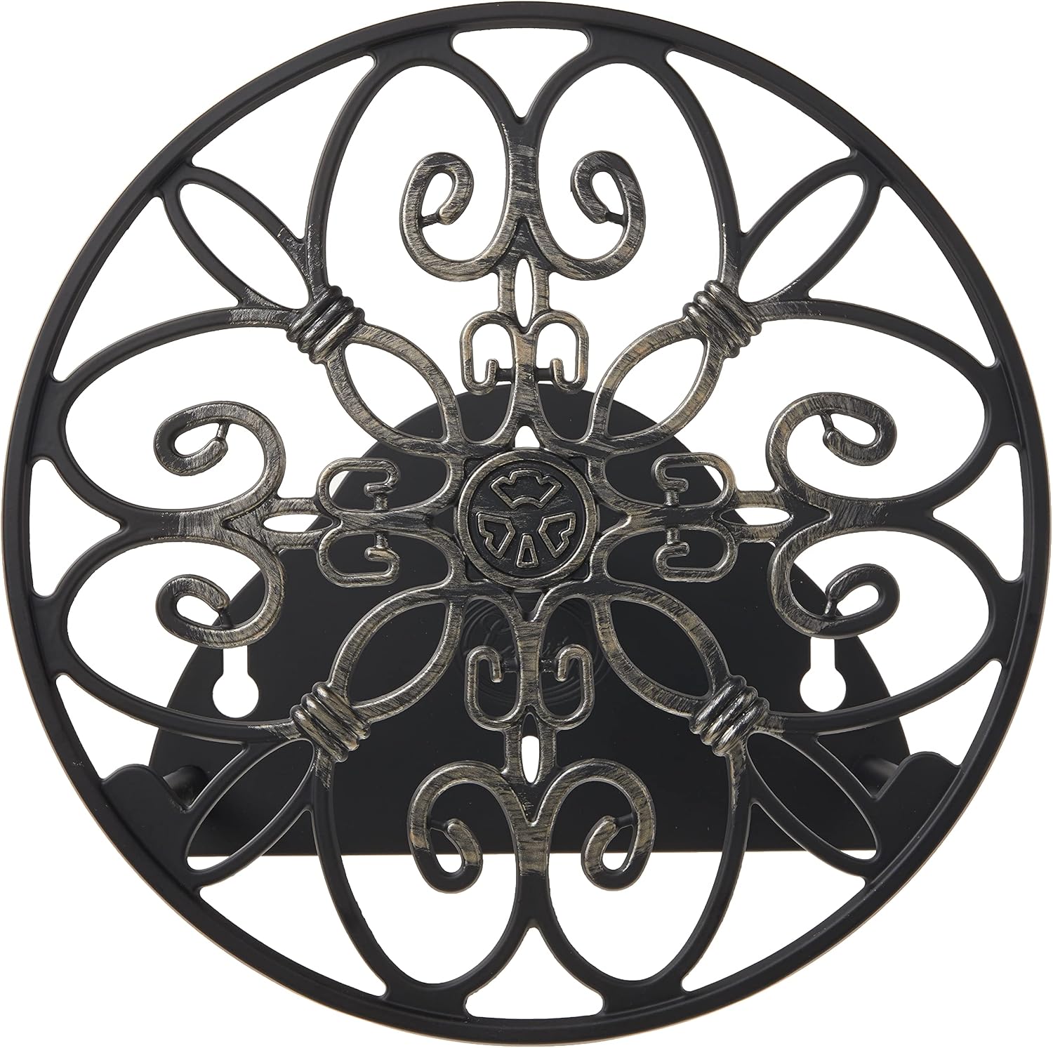 Liberty Garden Products 670 Wall Mounted Decorative Hose Butler, Holds 125-Feet of, Black (Pack of 2)