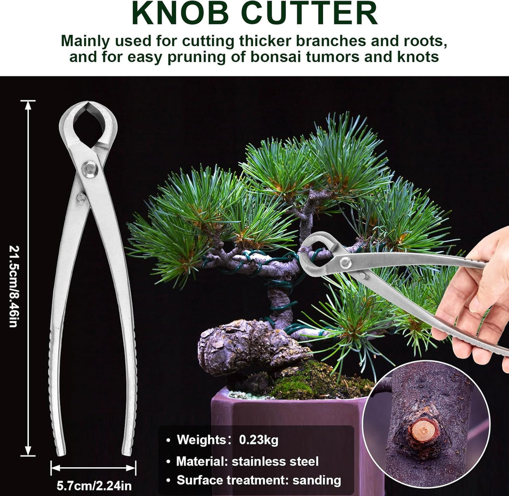 6 PCS Bonsai Pruning Tool Set, 6 Different Roles of Scissors to Meet All the Needs of the Usage Process, for Plant