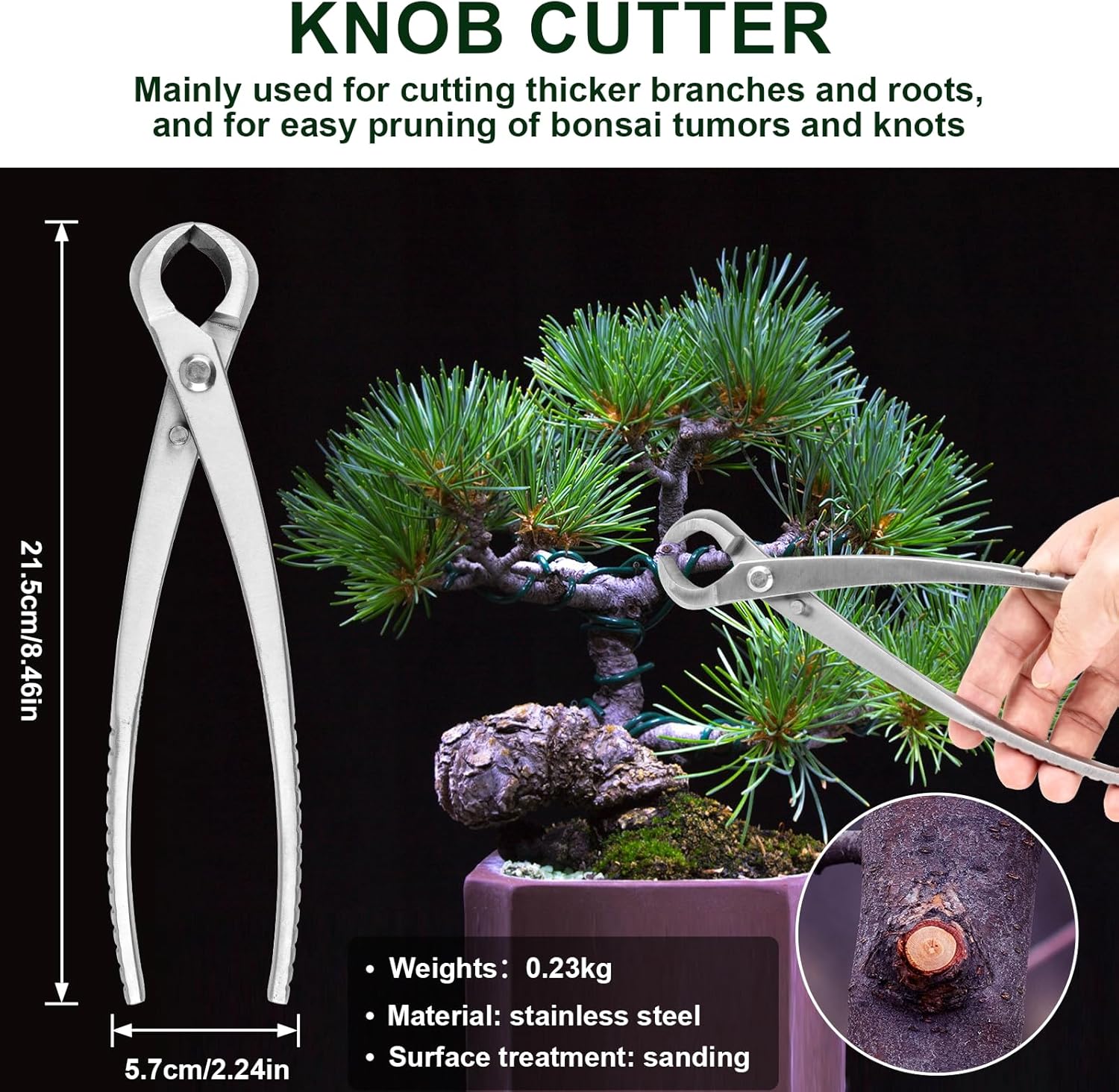 6 PCS Bonsai Pruning Tool Set, 6 Different Roles of Scissors to Meet All the Needs of the Usage Process, for Plant
