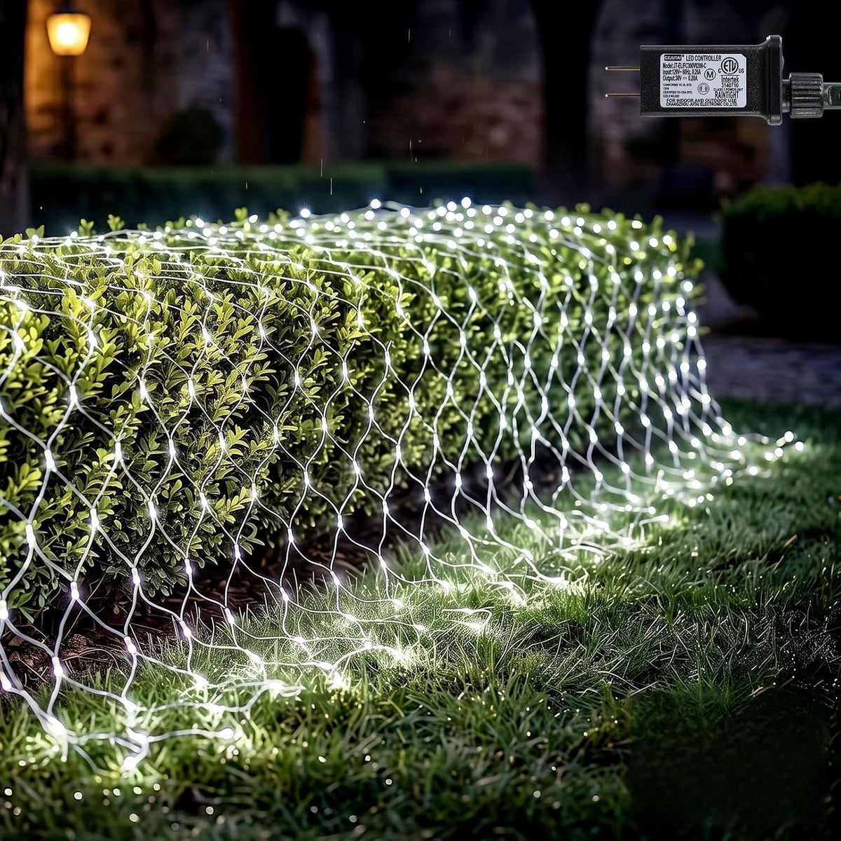 14.8x5FT Christmas Net Lights Outdoor Plug in with 8 Modes